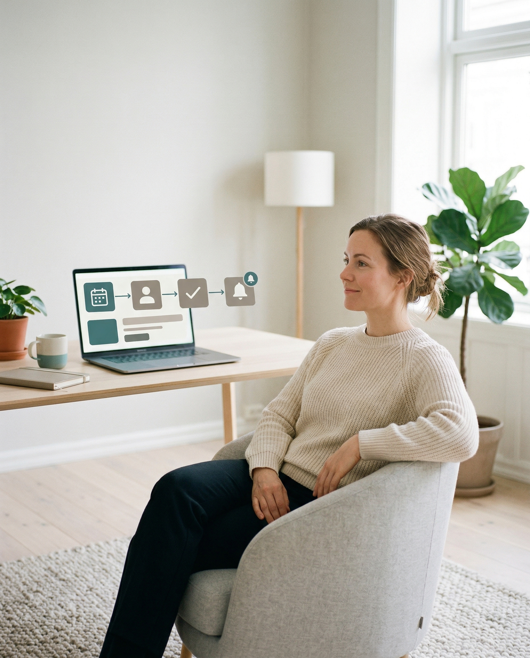 Mindre administration for terapeuter