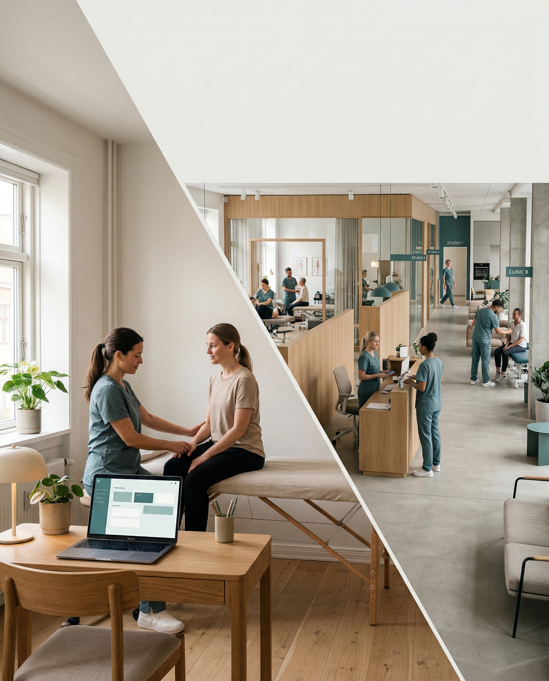 Overview and scaling for physiotherapy clinics