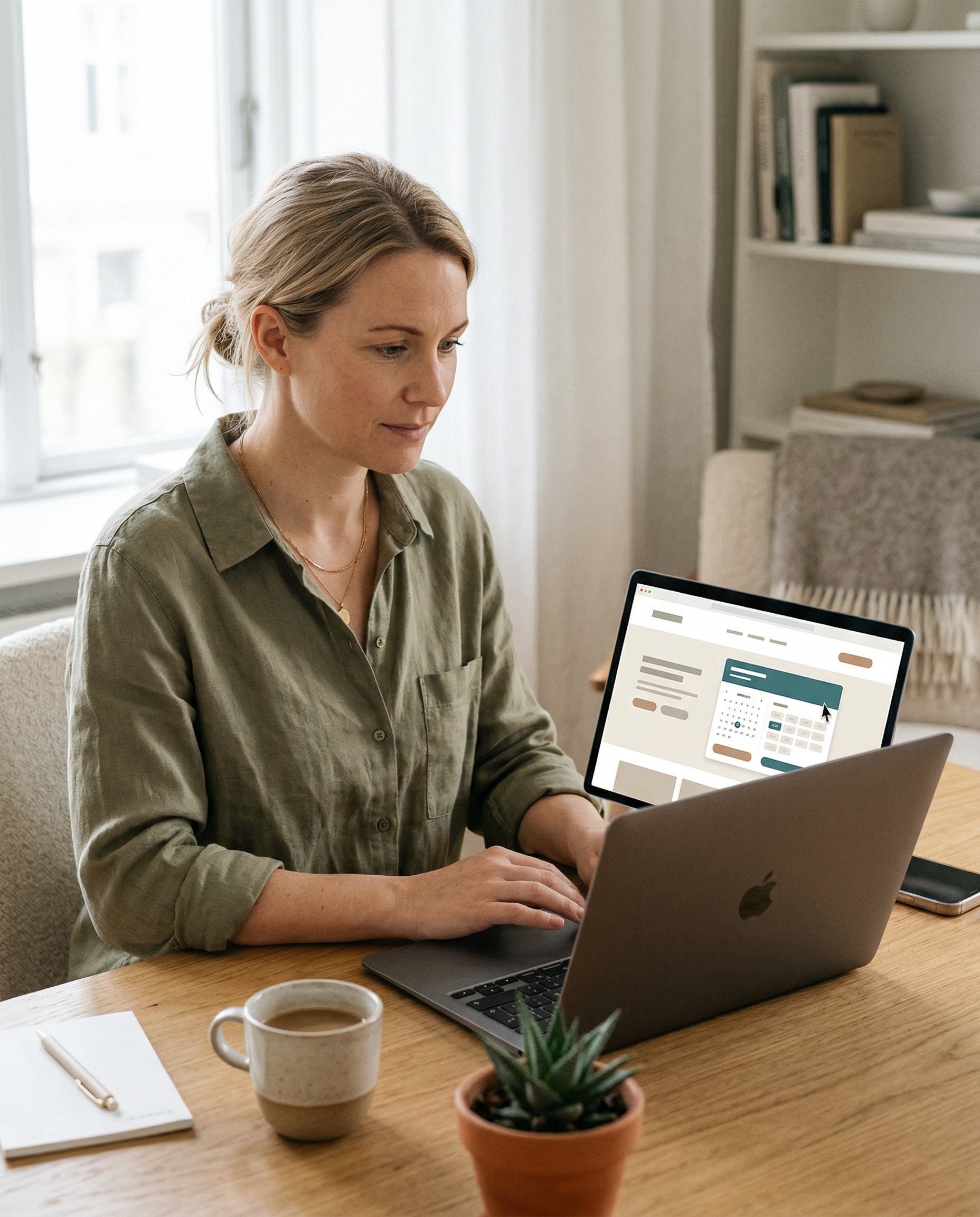 Booking widget on your website